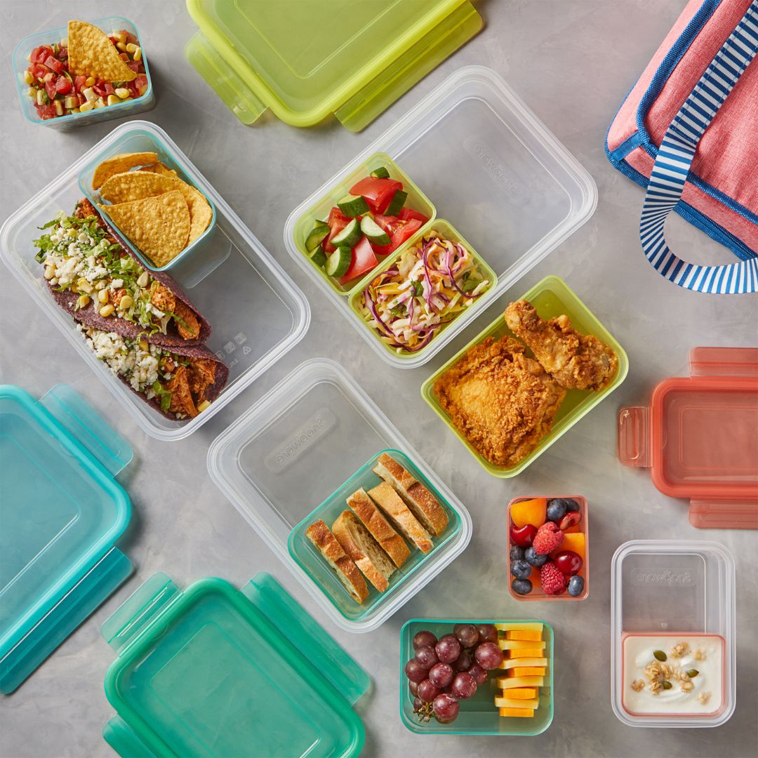 Snapware® Meal Prep Divided: 4.6-cup Rectangle Storage Container, 2-Section - Image 5